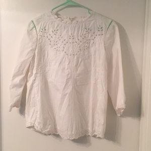 White peasant blouse